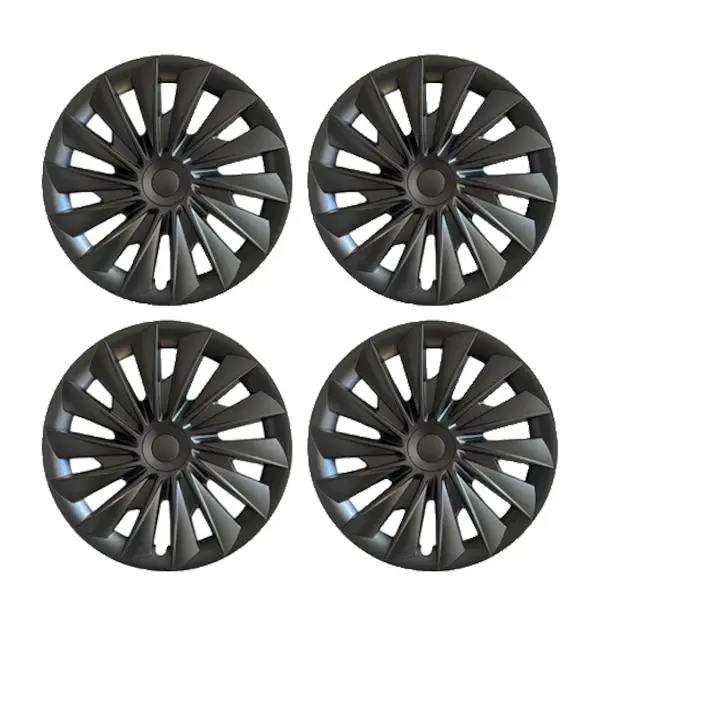 4PCS 18 Inch HubCap for Tesla Model 3, Black