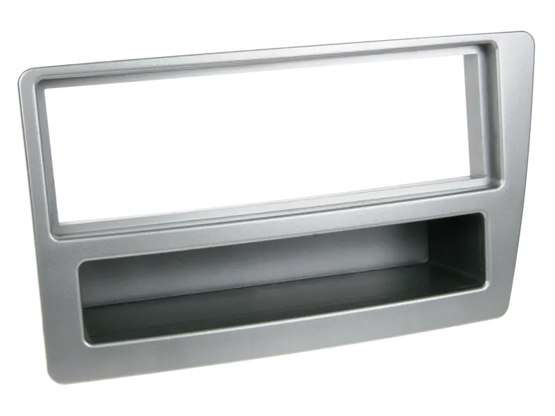 ACV 1-DIN facia plate with pocket Honda Civic 01/2004 silver 100631 281130-02