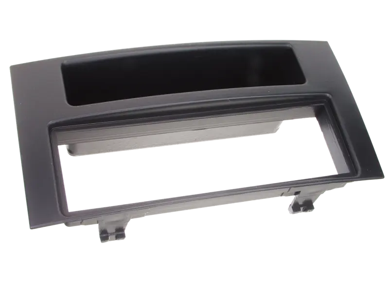 ACV 1-DIN facia plate with pocket VW Touareg / T5 black 100623 281320-11