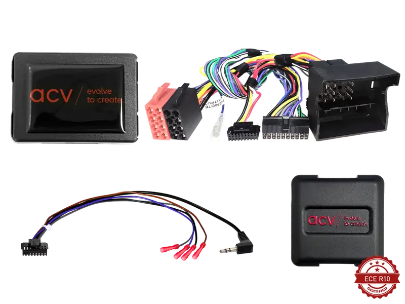 ACV 42xbm007-0 rattiohjainadapteri BMW / Mini, IBus + Amp
