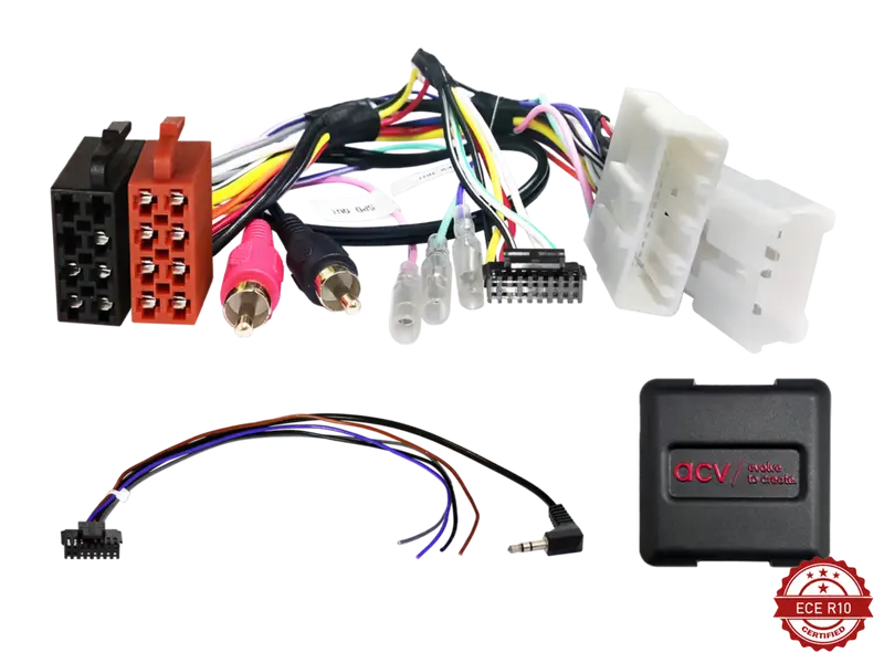 ACV 42XCT010-0 rattiohjainadapteri - Citroen C1, Peugeot 108, Toyota Aygo, Analog, AUX
