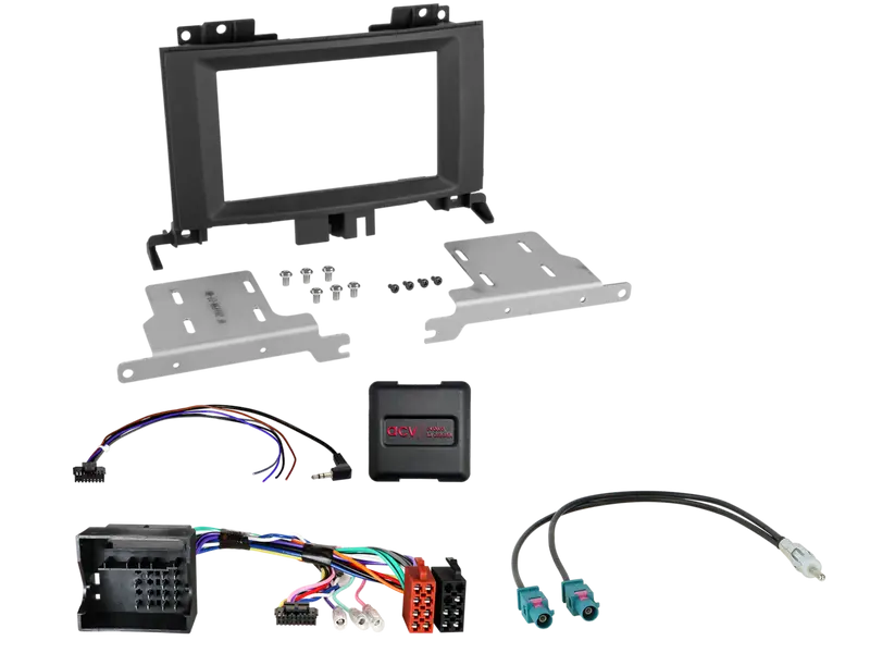 ACV 621190-27-3 2-DIN-asennuskitti - Mercedes Sprinter W906 / VW Crafter, musta
