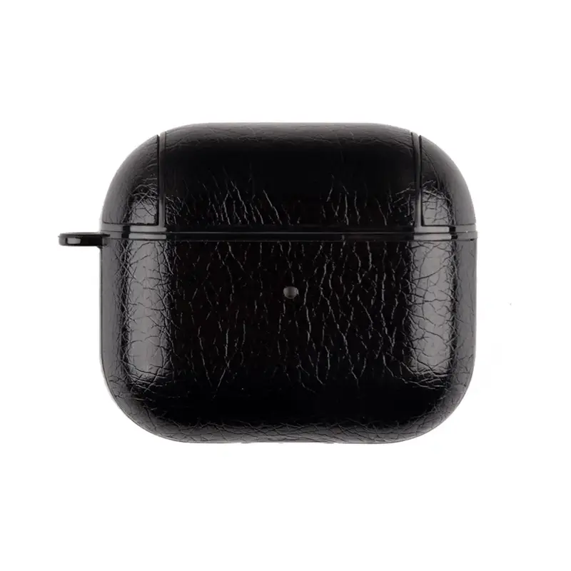 AirPods 3 Suojakuori Nahka - Musta
