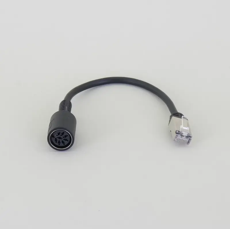 Almando RJ45 / DIN8-f Powerlink -adapteri – Täyskytketty liitäntäkaapeli