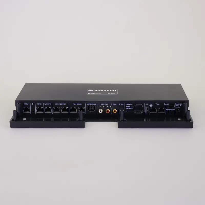 Almando SoundCenter Surround – 5.1-kotiteatteridekooderi moottorijalustan ohjauksella