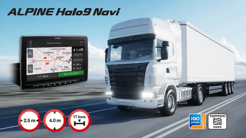 Alpine INE-F904DC Halo9 navigointisoitin - 9", Caravan, CarPlay, Android Auto