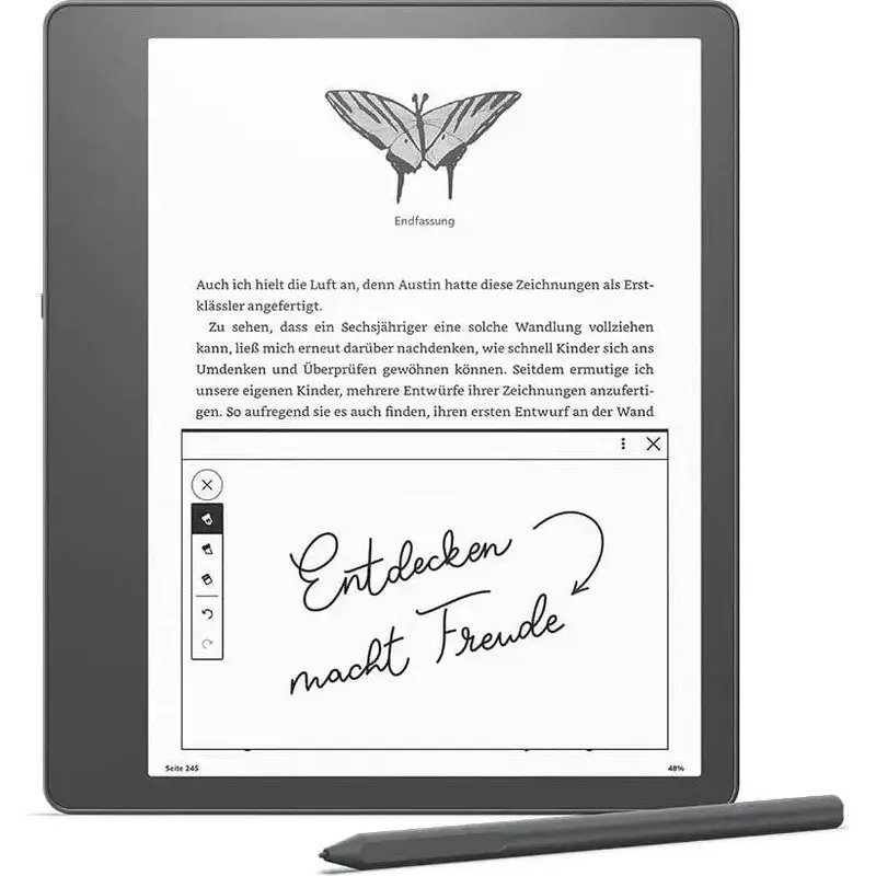 Amazon Kindle Scribe 1st Gen 16GB 10.2" Premium Pen, Tungsten