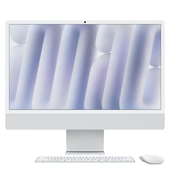 Apple iMac 24" M4 16 GB, 256 GB -computer, silver (MWUC3)