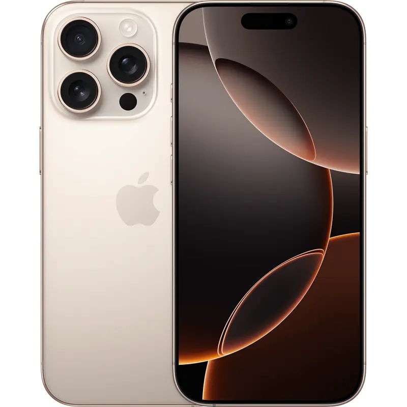 Apple iPhone 16 Pro 5G, 128 GB, Desert Titanium
