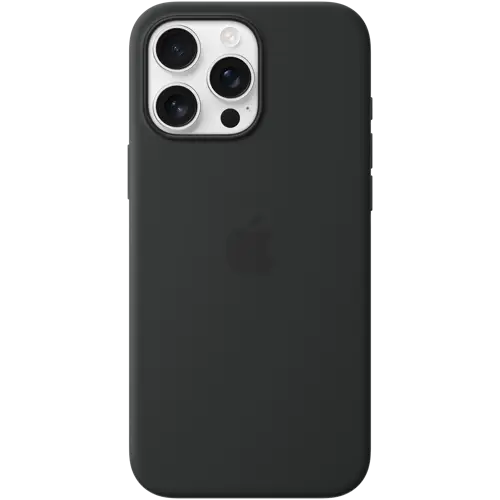 Apple iPhone 16 Pro Max Silicone Case with MagSafe (Black)
