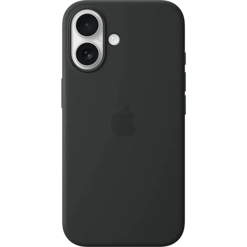 Apple iPhone 16 Silicone Case with MagSafe, Black