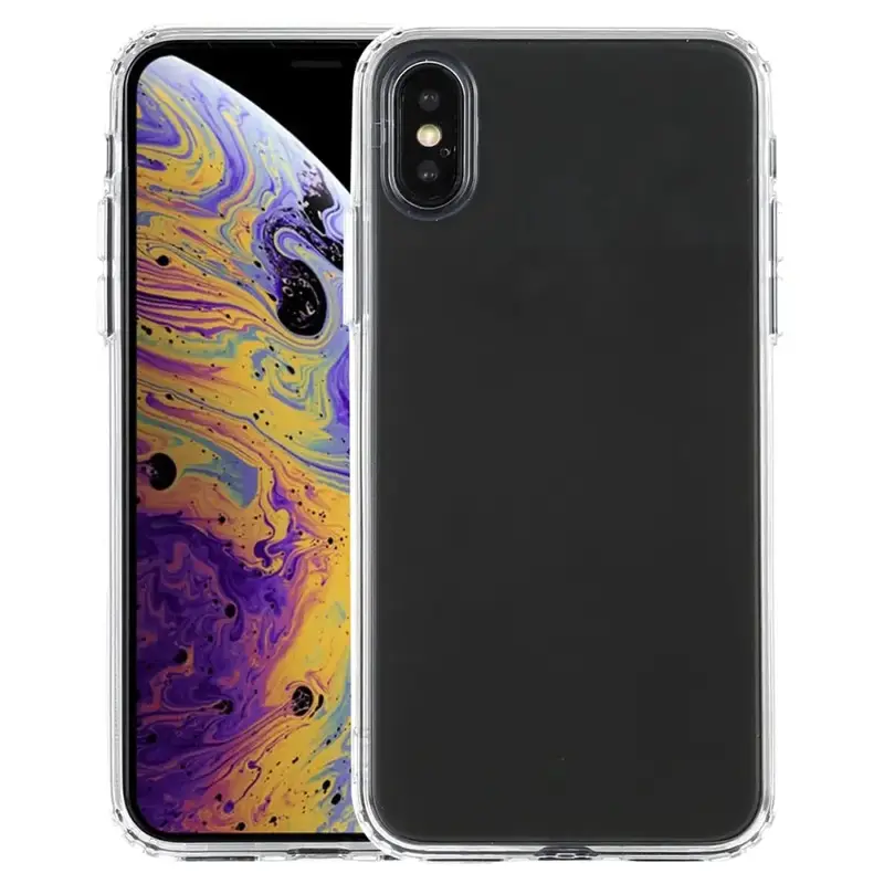 Apple iPhone XS / iPhone X Silikonikuori Läpinäkyvä