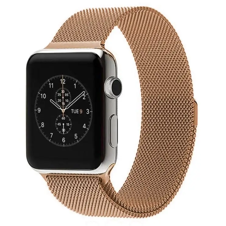 Apple Watch 38 / 40 / 41 mm Magneettinen Teräsranneke - Roosapinkki