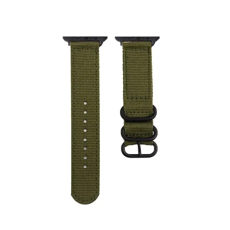 Apple Watch 38 / 40 / 41 mm Nato-ranneke - Vihreä
