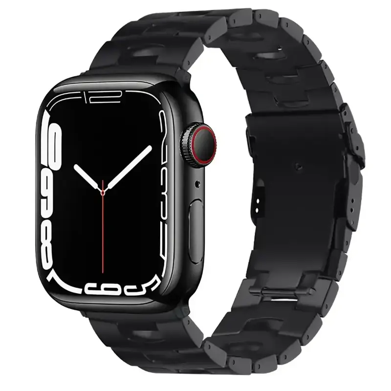 Apple Watch 38 / 40 / 41 mm Titaaniranneke - Musta