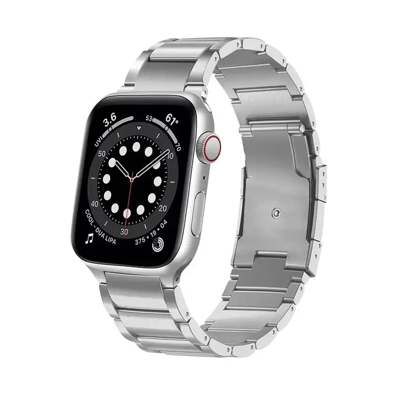 Apple Watch 44 / 45 / 46 / 49 mm Titaaniranneke - Hopea