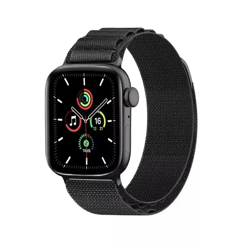Apple Watch Musta Alpine ranneke 44 / 45 / 46 / 49 mm