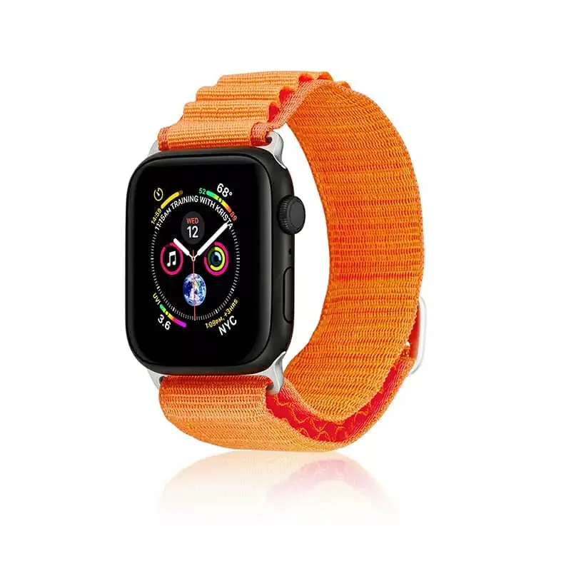 Apple Watch Oranssi Alpine ranneke 44 / 45 / 46 / 49 mm