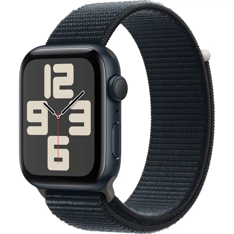 Apple Watch SE (GPS) 44mm Midnight Blue Aluminum Case and Midnight Blue Sport Loop (MREA3)