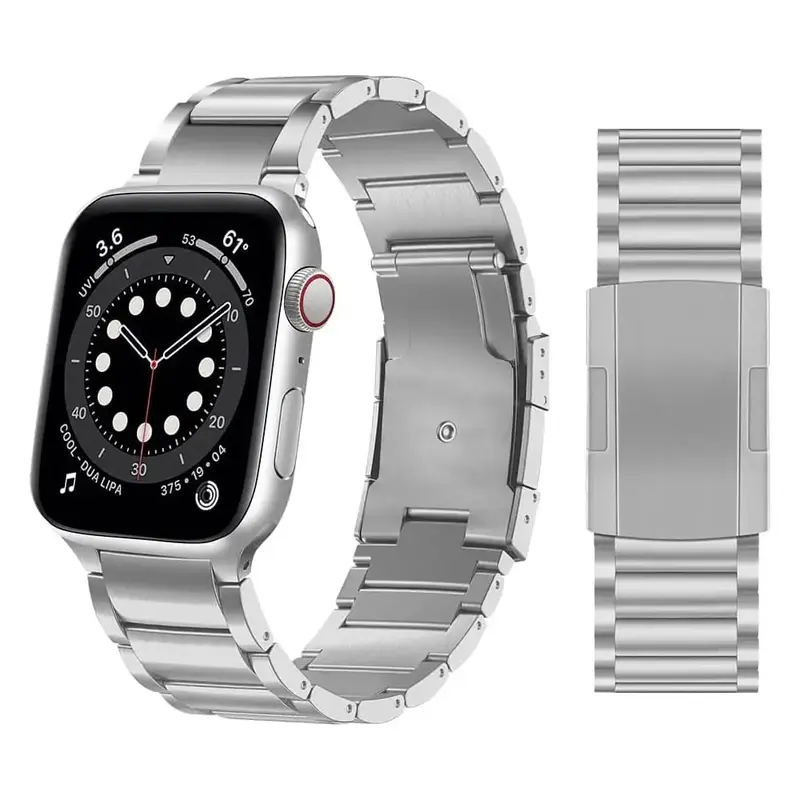 Apple Watch Titaaniranneke 38/40/41 mm - Hopea