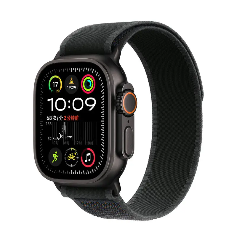 Apple Watch Trail ranneke 38/40/41 mm - Musta-Harmaa