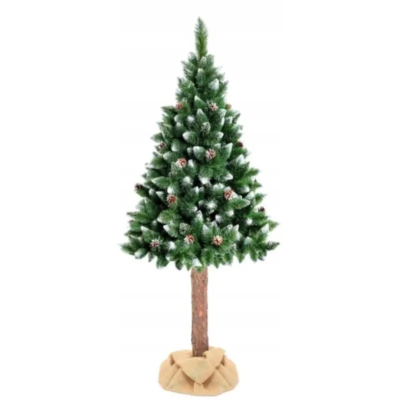 Artificial Christmas Tree with Snow and  Cones, 160 cm