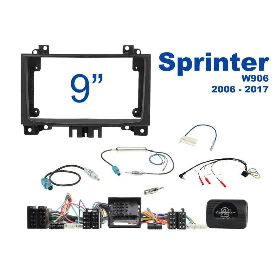 Audiohellman AH-KIT9-MB13 asennussarja MB Sprinter / VW Crafter, 9"