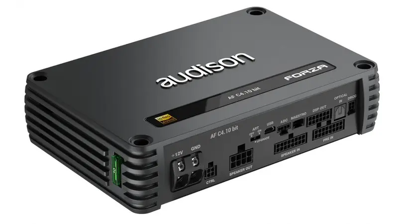 Audison Forza AF C4.10 Bit 4-Kanavainen DSP-Vahvistin