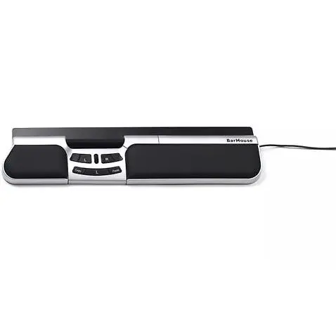 BarMouse 5054 Silver - Mouse Controller with Slim Wrist Rest