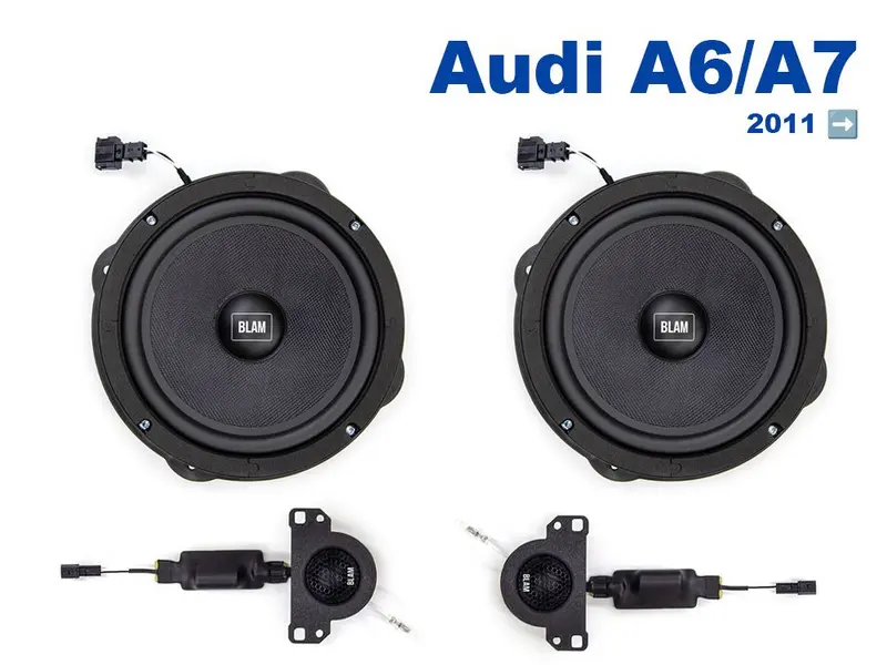 BLAM 200RS-Audi-A6 erillissarja - Audi A6/A7, 8", 100 W RMS, 3 Ω