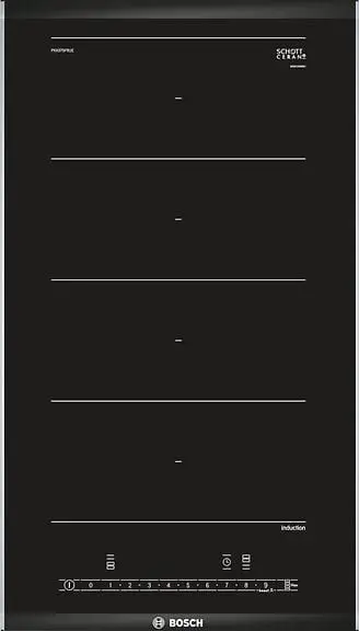 Bosch PXX375FB1E Domino Series 6 Induction Hob, 30 cm