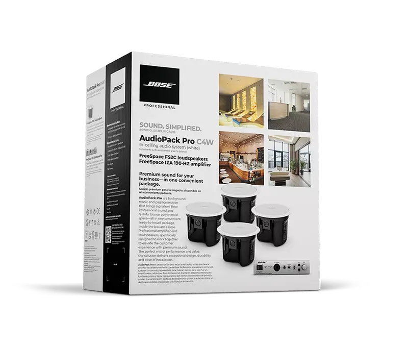 Bose Professional AudioPack Pro C4W – ammattilaiskäyttöön suunniteltu äänentoistoratkaisu