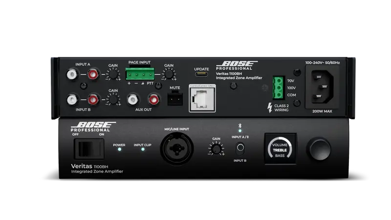 Bose Professional Veritas 1100BH – tehokas ratkaisu kompakteihin 70/100V-asennuksiin