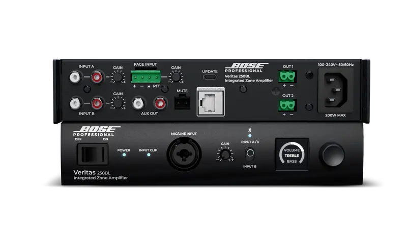 Bose Professional Veritas 250BL – kompakti vahvistin ammattilaistason äänenlaadulla