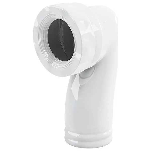 Burlington Traditional Ceramic Trap for Converting P Trap Pan To S Trap Floor Outlet