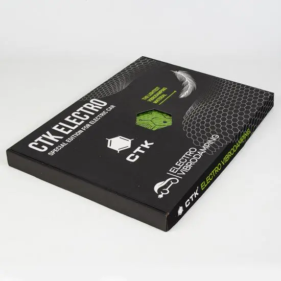 CTK Electro Vaimennusmatto 2.0mm Sähköautoille - 16kpl 370x500mm (2.96m²)