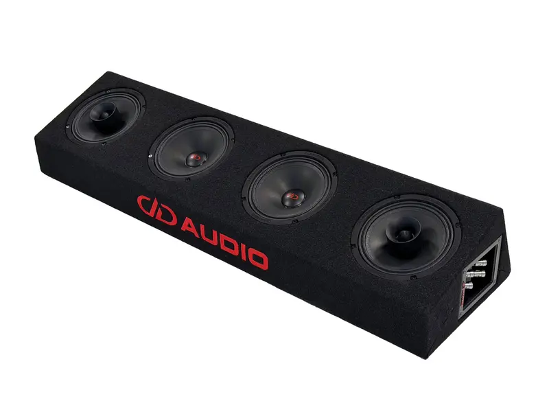 DD Audio LE-VO-MX206.4 SPL-valmiskotelo - 4x 6,5", 600W RMS, suljettu