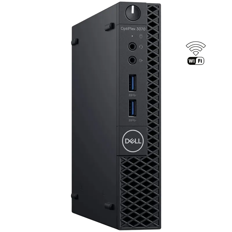 Dell Optiplex 3070 MFF | i3-9100T | 16 GB | 256 GB NVMe | Wi-Fi | Win 11 Pro