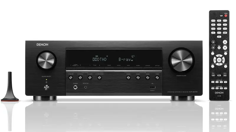 Denon AVR-S670H AV-vahvistin - 5.2, 75 W/kanava (8 Ω), 8K, HEOS