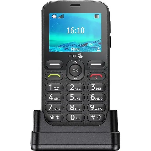 Doro 1881 4G Cellphone, Black