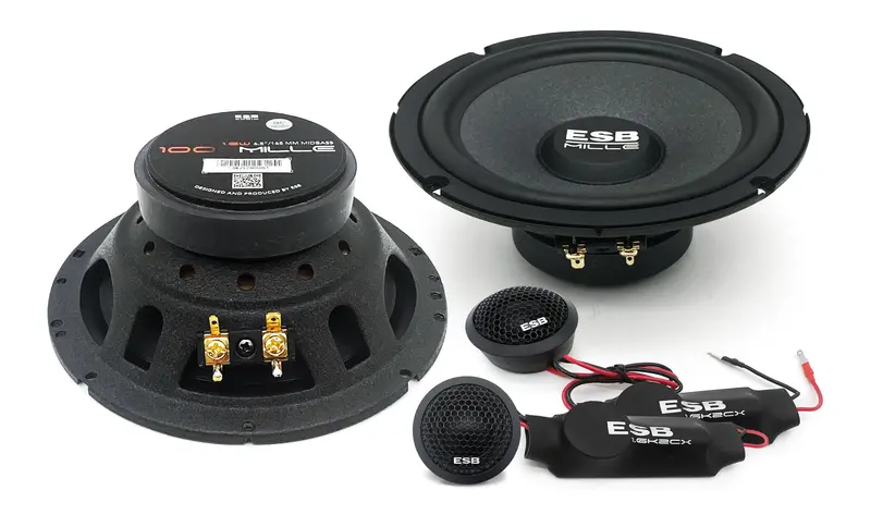 ESB Audio 1.6K2X 2-tie Kaiutinjärjestelmä 165mm + 25mm + Jakosuodin (pari)