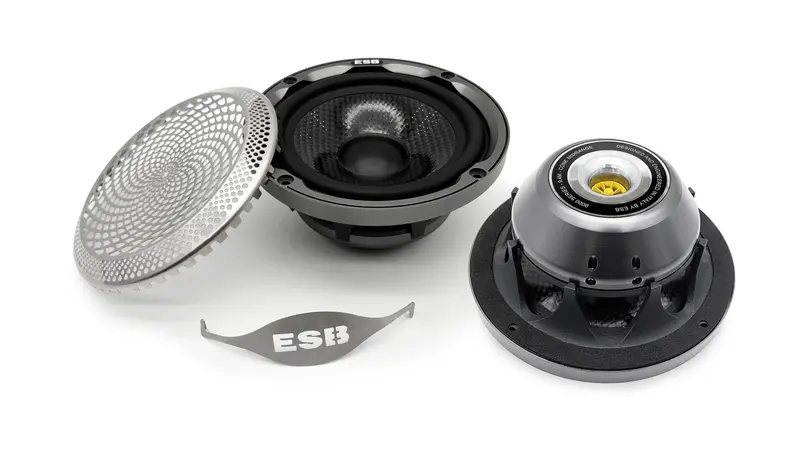 ESB Audio 9.4M Novemila 4"/100mm Hiilikuitu Keskialuekaiutin + CNC-ritilä (pari)