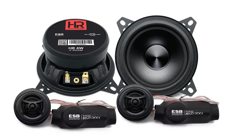 ESB Audio HR 4K2X erillissarja – 4" 2-tie, 4Ω 50W