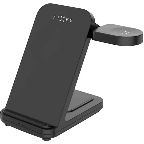 Fixed 3-in-1 Wireless Charging Station for Samsung, Black
