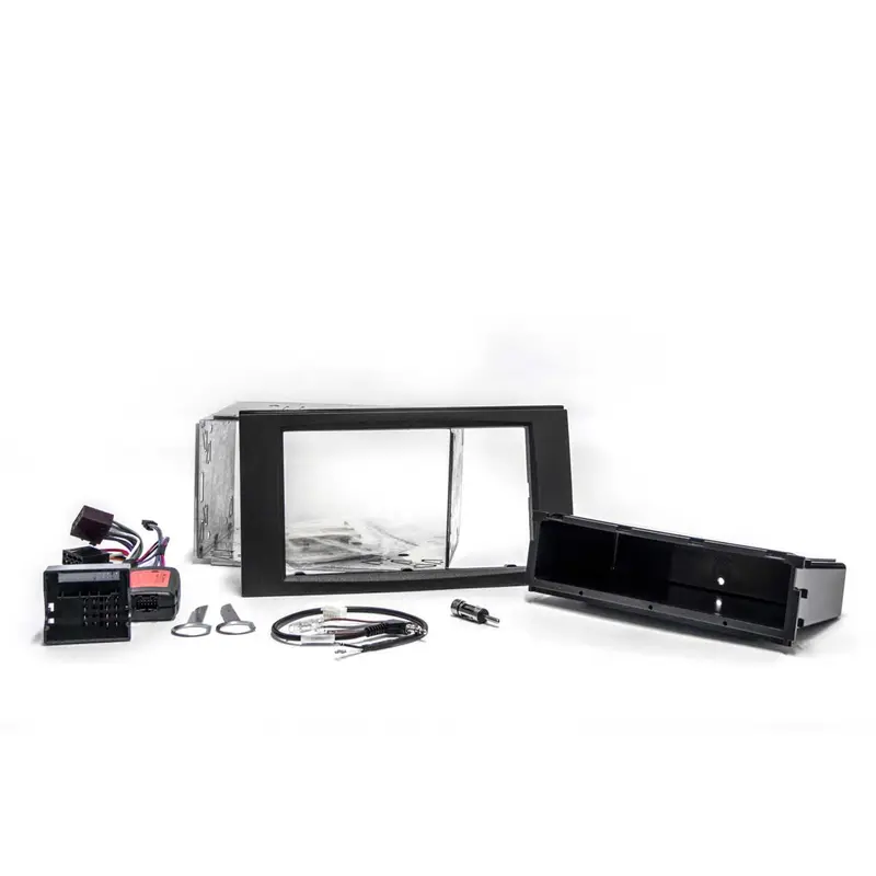 Ford 1-/2-DIN Soittimen Asennuskitti - Transit, Fiesta, S-Max, C-Max, Kuga (Musta) AH-KIT-FORD01