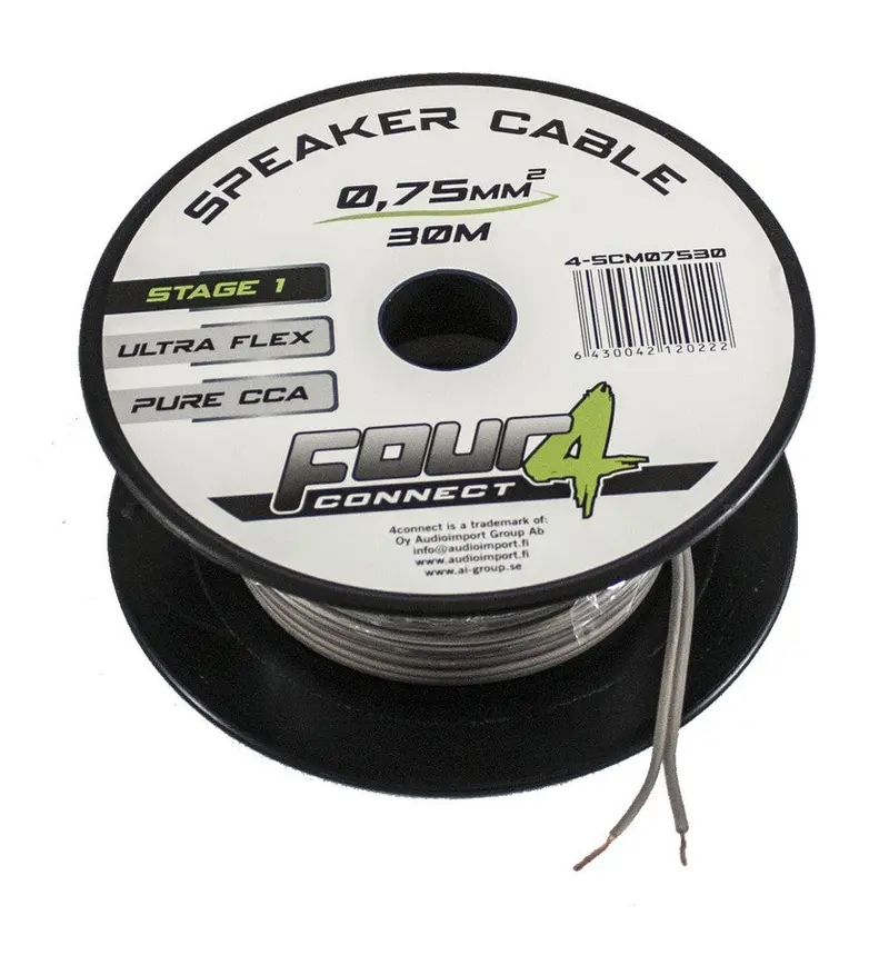 FOUR Connect 4-SCM07530 minikela 2x0.75mm2, 30m