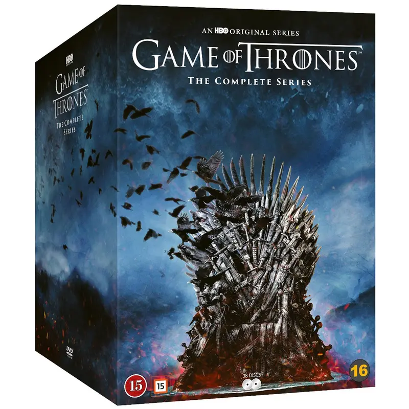 Game of Thrones, Complete Collection, Season 1-8 (38 disc)