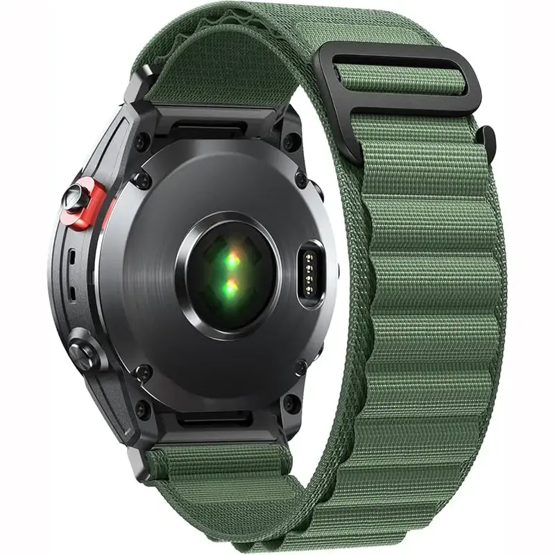 Garmin QuickFit Alpine ranneke 22mm - Vihreä