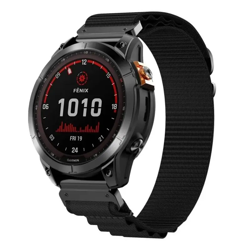 Garmin QuickFit Alpine ranneke 26mm - Musta