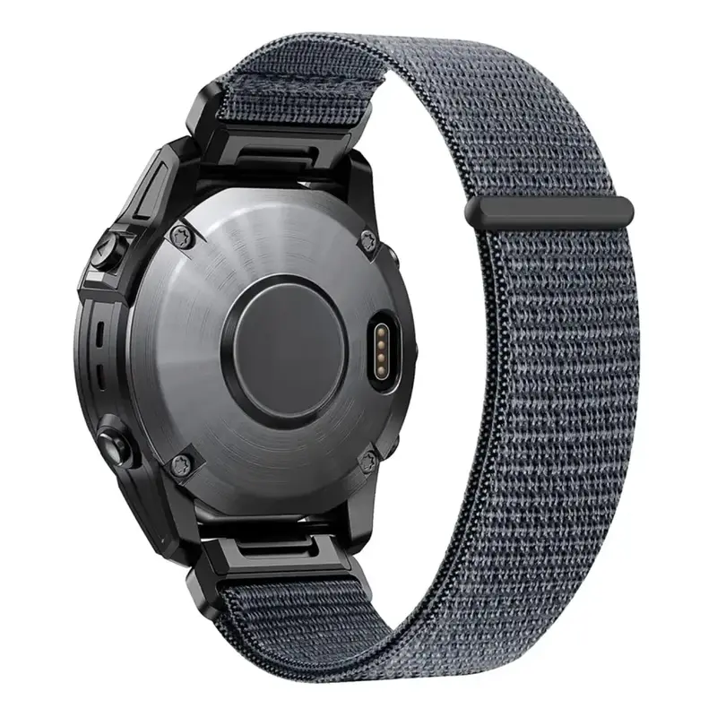 Garmin QuickFit Nailonranneke 26mm - Harmaa